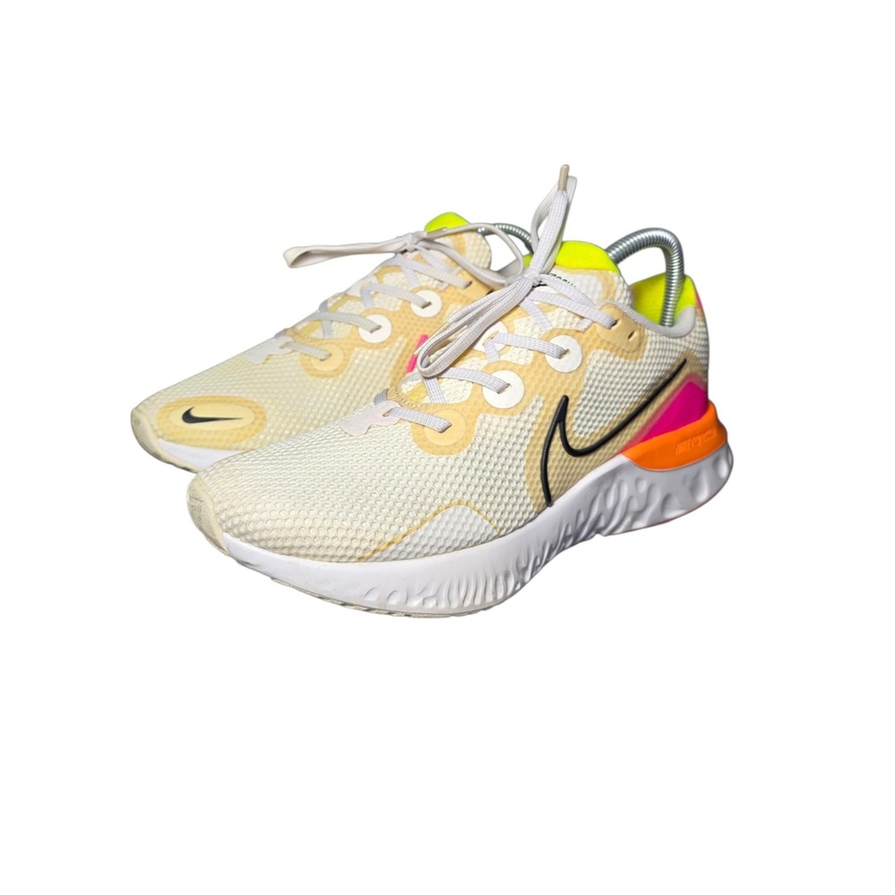 Size 9.5 - Nike Renew Run Platinum Pink Blast W SB7
